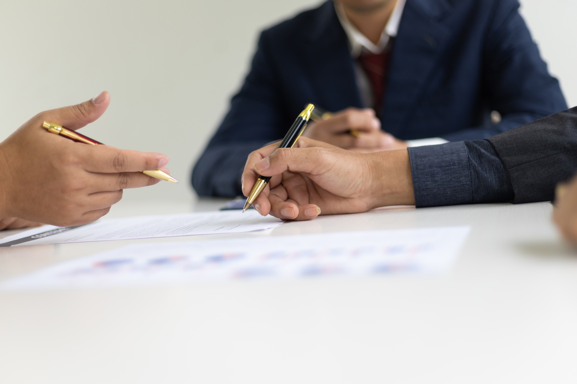 Business cooperation Joint Finance Committee Cancels Thursday Meeting Amid Ongoing Budget Dispute meeting. Concept of signing a contract, a legal agreement and a lawyer.
