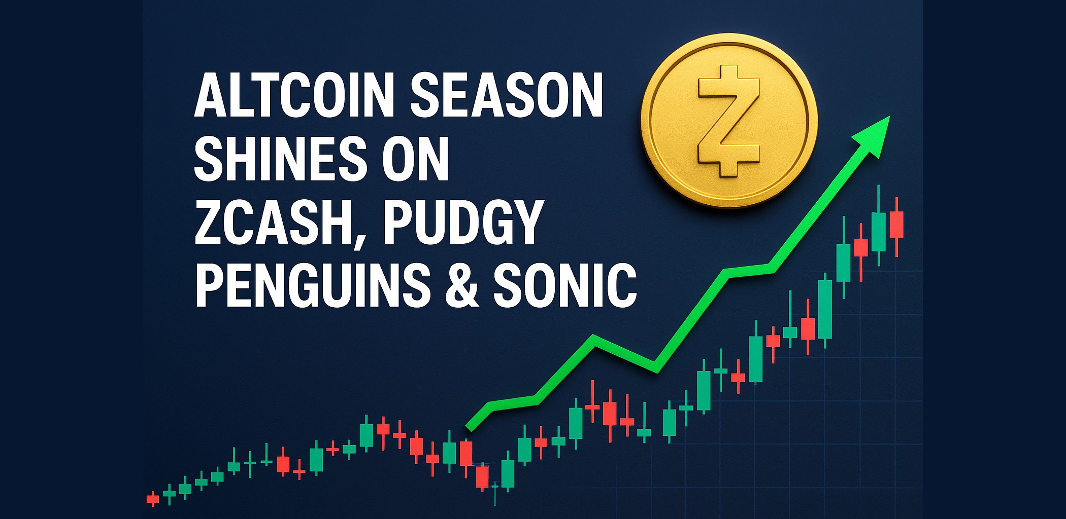 Altcoin Season Shines on Zcash, Pudgy Penguins & Sonic